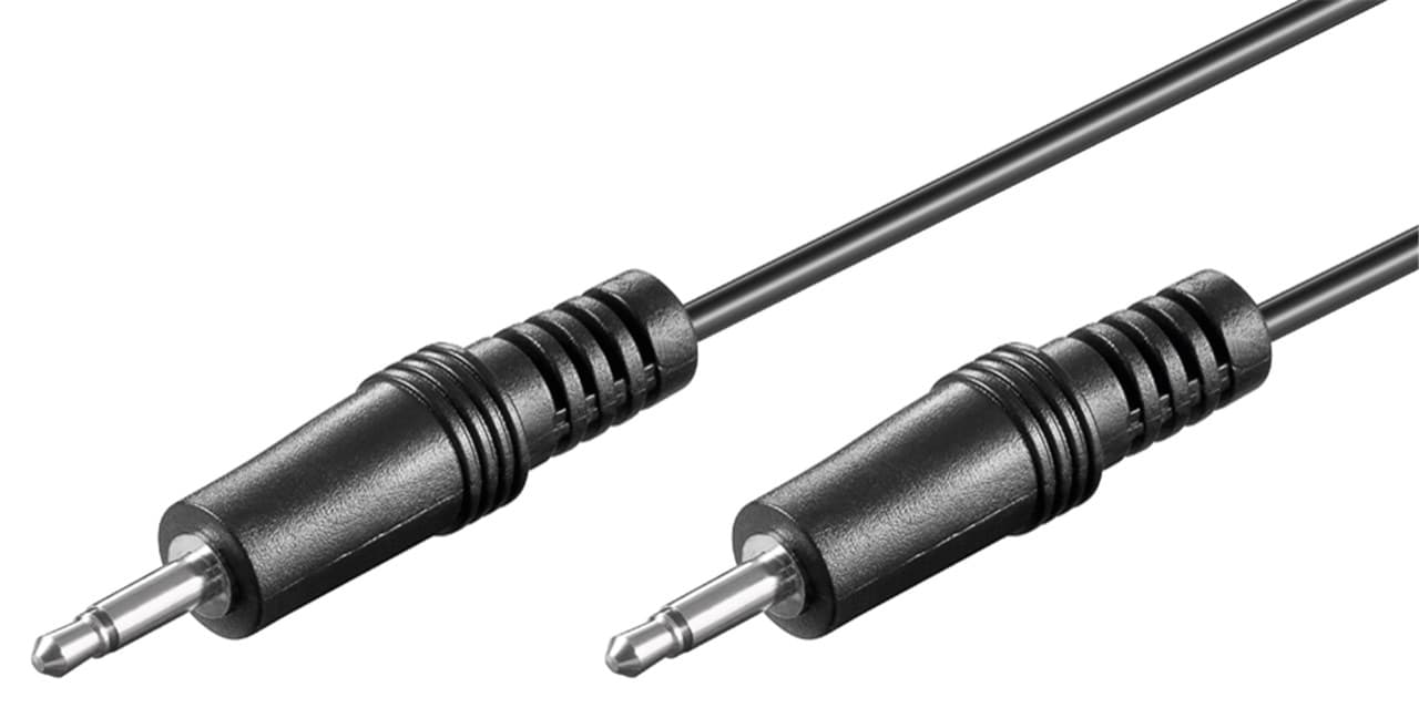 Câble de connexion audio Goobay AUX, 3,5 mm mono