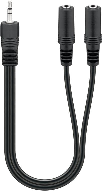 Câble adaptateur Goobay Audio Y (stéréo 3,5 mm)